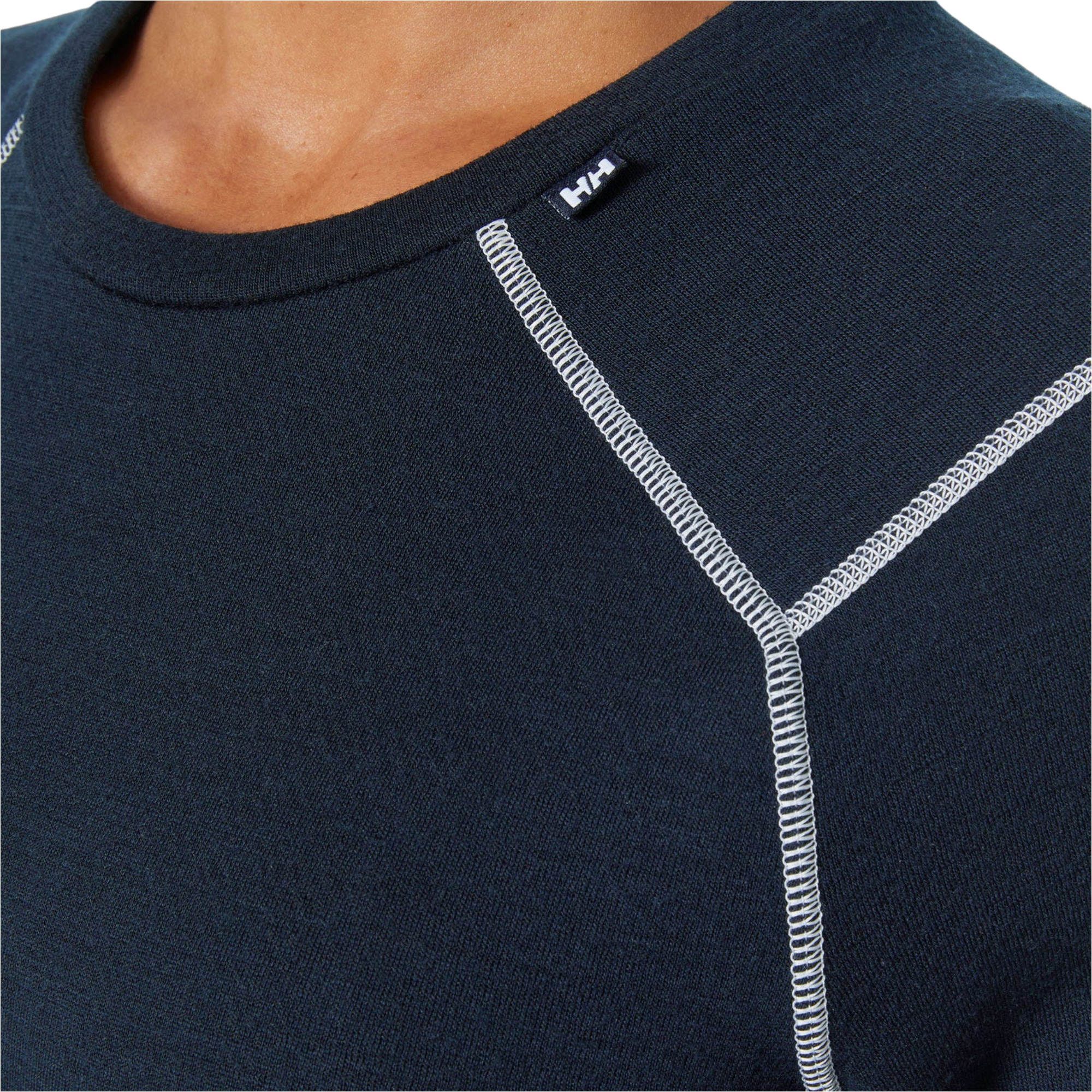 2025 Helly Hansen Womens Lifa Merino Midweight Crew Base Layer 49378 - Navy